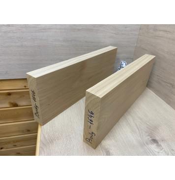 Ясень Дальневосточный Заготовка корпуса Тангент АА 47х190х545-490 мм, 2 шт, 628 кг/м3-3