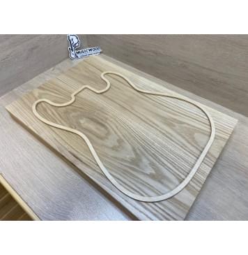 Ясень Дальневосточный Заготовка корпуса Тангент АА 46х184х550 мм, 2 шт, 674 кг/м3-4