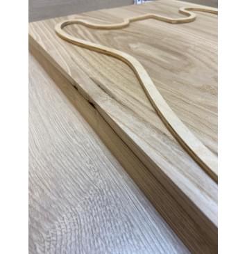 Ясень Дальневосточный Заготовка корпуса Тангент АА 46х184х550 мм, 2 шт, 674 кг/м3-2