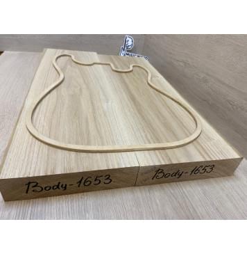 Ясень Дальневосточный Заготовка корпуса Тангент АА 46х184х570-545 мм, 2 шт, 675 кг/м3-1