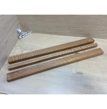 Сапели Волнистый заготовка грифа электрогитары Радиал АА Волна ААА 28х(48-18-48)х715 мм - из 3х частей-2