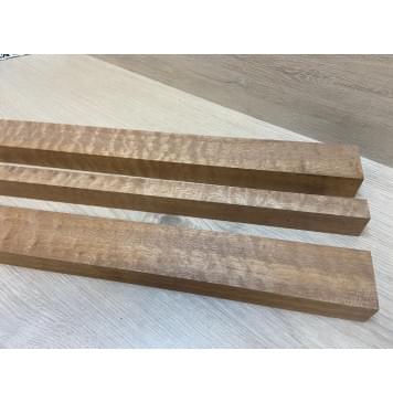 Сапели Волнистый заготовка грифа электрогитары Радиал АА Волна ААА 28х(48-18-48)х715 мм - из 3х частей-3