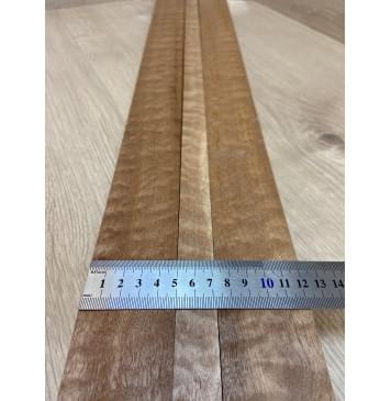 Сапели Волнистый заготовка грифа электрогитары Радиал АА Волна ААА 28х(48-18-48)х715 мм - из 3х частей-8