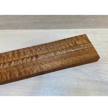 Сапели Волнистый заготовка грифа электрогитары Радиал АА Волна ААА 28х(48-18-48)х715 мм - из 3х частей-16