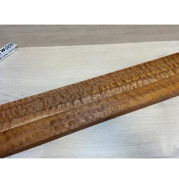 Сапели Волнистый заготовка грифа электрогитары Радиал АА Волна ААА 28х(48-18-48)х715 мм - из 3х частей-17