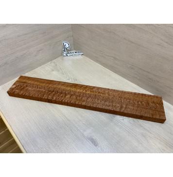 Сапели Волнистый заготовка грифа электрогитары Радиал АА Волна ААА 28х(48-18-48)х715 мм - из 3х частей-15