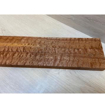 Сапели Волнистый заготовка грифа электрогитары Радиал АА Волна ААА 28х(48-18-48)х715 мм - из 3х частей-19