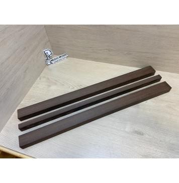 Венге заготовка грифа электрогитары Радиал ААА 29х(44-20-44)х665 мм - из 3х частей-0