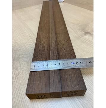 Венге заготовка грифа электрогитары Радиал ААА 29х(44-20-44)х665 мм - из 3х частей-2