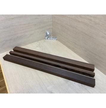 Венге заготовка грифа электрогитары Радиал ААА 29х(44-20-44)х665 мм - из 3х частей-9