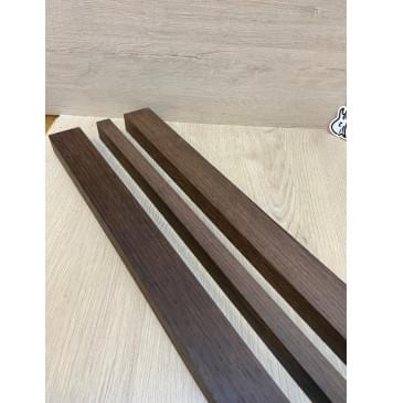 Венге заготовка грифа электрогитары Радиал ААА 29х(44-20-44)х665 мм - из 3х частей-7