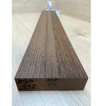 Венге заготовка грифа электрогитары Радиал АА 29х(42-19-42)х690 мм - из 3х частей-1