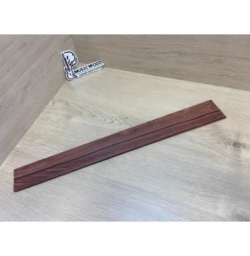 Эбен Красный заготовка накладки для электрогитары Смешанный АА 7(6)х68-55х555 мм-1