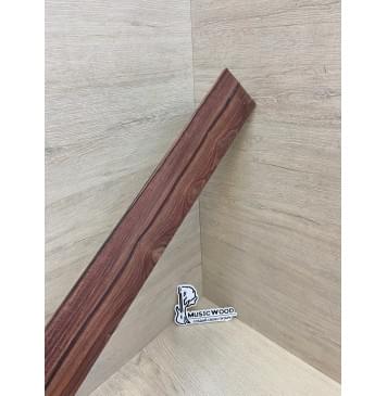 Эбен Красный заготовка накладки для электрогитары Смешанный АА 7(6)х68-55х555 мм-10