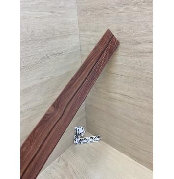 Эбен Красный заготовка накладки для электрогитары Смешанный АА 7(6)х68-55х555 мм-12