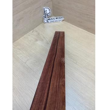 Эбен Красный заготовка накладки для электрогитары Смешанный АА 7(6)х68-55х555 мм-9