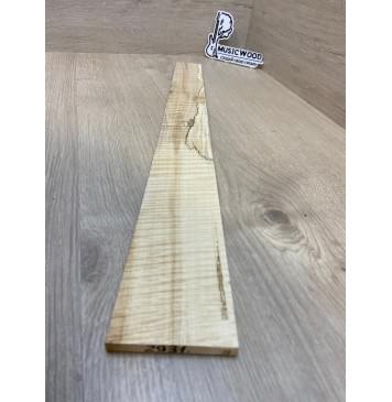 Клён Американский Волнистый заготовка накладки для электрогитары Радиал А Волна ААА 9х78-50х570 мм-3