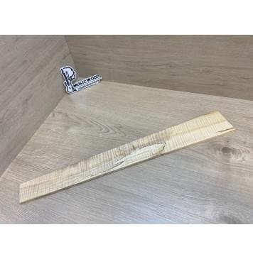 Клён Американский Волнистый заготовка накладки для электрогитары Радиал А Волна ААА 9х78-50х570 мм-8