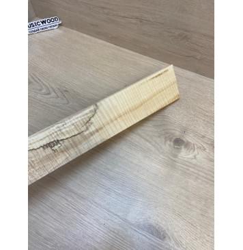 Клён Американский Волнистый заготовка накладки для электрогитары Радиал А Волна ААА 9х78-50х570 мм-12