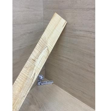 Клён Американский Волнистый заготовка накладки для электрогитары Радиал А Волна ААА 9х78-50х570 мм-7