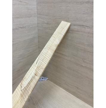 Клён Американский Волнистый заготовка накладки для электрогитары Радиал А Волна ААА 9х78-50х570 мм-13