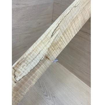 Клён Американский Волнистый заготовка накладки для электрогитары Радиал А Волна ААА 9х78-50х570 мм-4