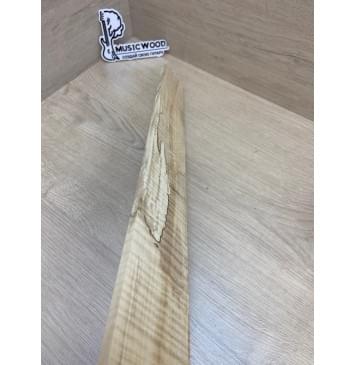 Клён Американский Волнистый заготовка накладки для электрогитары Радиал А Волна ААА 9х78-50х570 мм-14