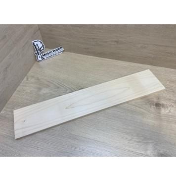 Клён Белый заготовка накладки для электрогитары Тангент АА 12х109-104х550 мм-0