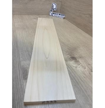 Клён Белый заготовка накладки для электрогитары Тангент АА 12х109-104х550 мм-2