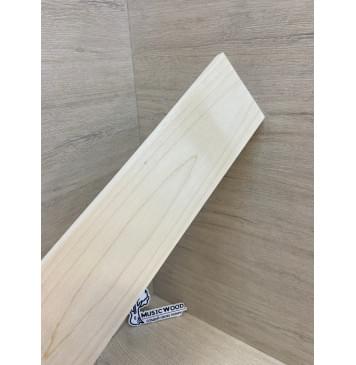 Клён Белый заготовка накладки для электрогитары Тангент АА 12х109-104х550 мм-4