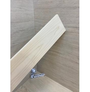 Клён Белый заготовка накладки для электрогитары Тангент АА 12х109-104х550 мм-9