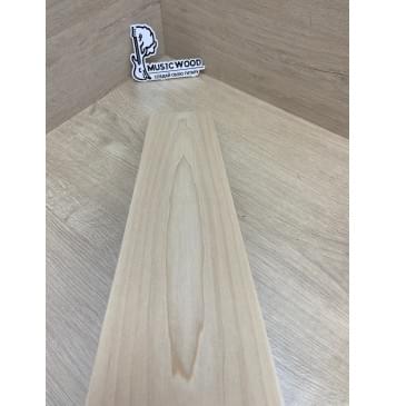 Клён Белый заготовка накладки для электрогитары Тангент АА 12х109-104х550 мм-11