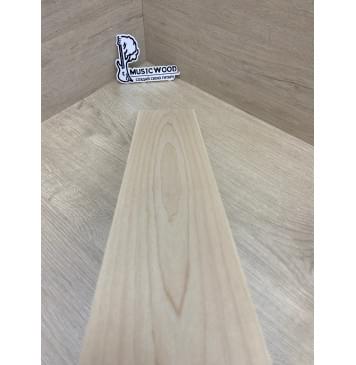 Клён Белый заготовка накладки для электрогитары Тангент АА 13х109-104х550 мм-6