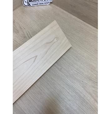 Клён Белый заготовка накладки для электрогитары Тангент АА 13х109-104х550 мм-9