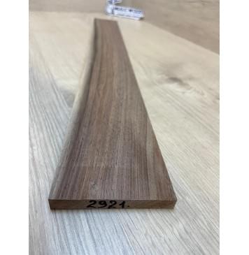 Орех Американский Заболонь заготовка накладки для электрогитары Смешанный ААА 10.5х82-65х580 мм-1