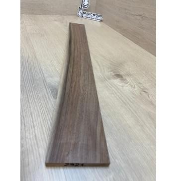 Орех Американский Заболонь заготовка накладки для электрогитары Смешанный ААА 10.5х82-65х580 мм-2