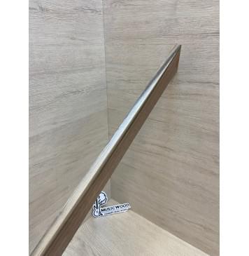 Орех Американский Заболонь заготовка накладки для электрогитары Смешанный ААА 10.5х82-65х580 мм-3