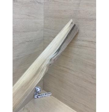 Орех Американский Заболонь заготовка накладки для электрогитары Смешанный А 11.5х63-58х580 мм-6