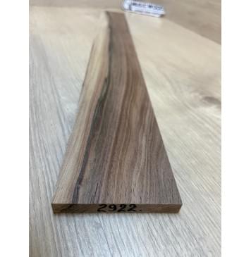 Орех Американский Заболонь заготовка накладки для электрогитары Смешанный ААА 9.5х80-65х580 мм-1