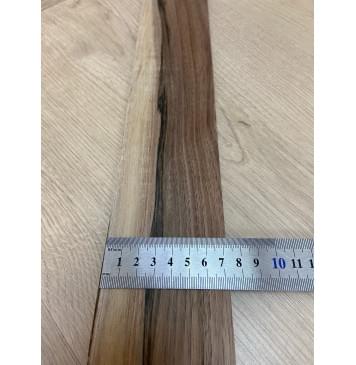 Орех Американский Заболонь заготовка накладки для электрогитары Смешанный ААА 9.5х80-65х580 мм-11