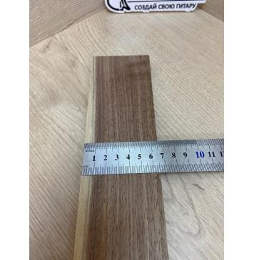 Орех Американский Заболонь заготовка накладки для электрогитары Радиал А 11.5х65х510 мм-8