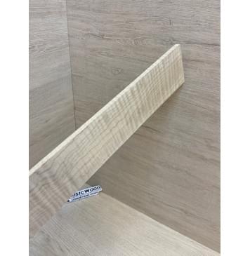 Клён Белый Явор, Волнистый заготовка накладки для электрогитары Смешанный ААА Волна АА 7.5(6.5)х68х557 мм-4