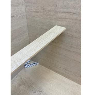 Клён Белый Явор, Волнистый заготовка накладки для электрогитары Смешанный ААА Волна АА 7.5(6.5)х68х557 мм-8