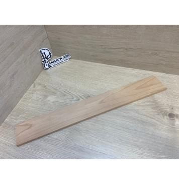 Бук заготовка накладки для электрогитары Тангент АА 10х73х545 мм-0