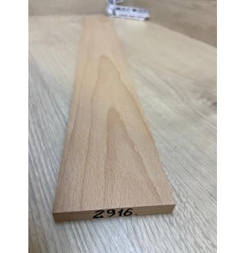 Бук заготовка накладки для электрогитары Тангент АА 10х73х545 мм-1