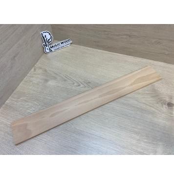 Бук заготовка накладки для электрогитары Тангент АА 8х72х545 мм-0