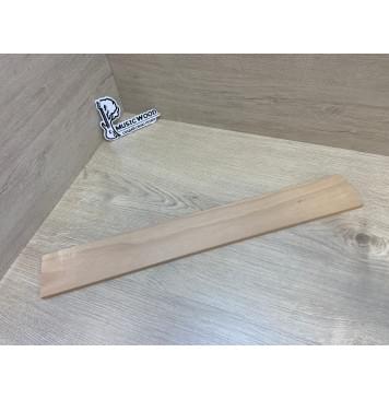 Бук заготовка накладки для электрогитары Тангент АА 9х72х545 мм-0