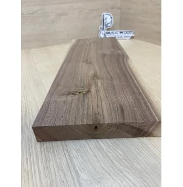 Орех Американский Заболонь заготовка на топ для Тревел гитары Тангент А 23х150х420 мм (1 шт под распил) Уценка-сучки-5