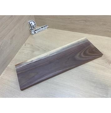 Орех Американский Заболонь заготовка на топ для Тревел гитары Смешанный АА 19х155-140х440 мм (1 шт под распил) АКЦИЯ-0