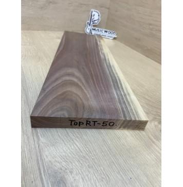 Орех Американский Заболонь заготовка на топ для Тревел гитары Смешанный АА 19х155-140х440 мм (1 шт под распил) АКЦИЯ-1